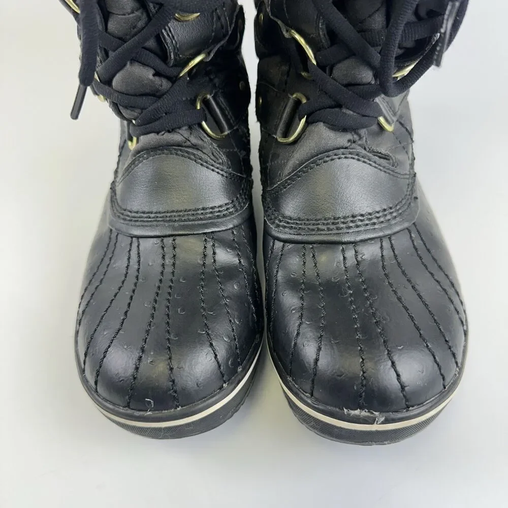 Sorel Torfino Mid Boots Winter Faux Fur Trim Fleece Lined Waterproof Womens 9